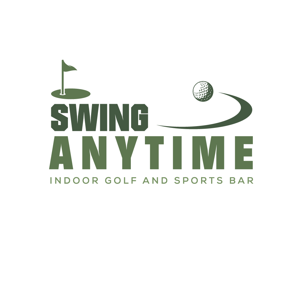 Swing Anytime: Indoor Golf & Sports Bar Logo